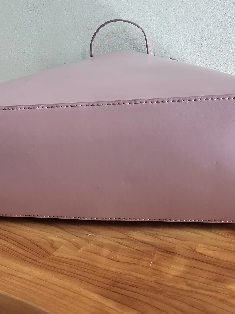 Kate Spade Dusty Rose Leather Tote with Bow Charm - Picture 6 of 8